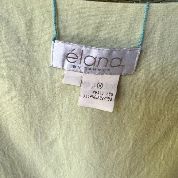 Vintage Silk Reversible Green and Blue Sleeveless Top 90s Y2k - Picture 11 of 17